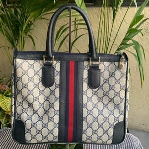 🔥GUCCI 70s Navy Tote
